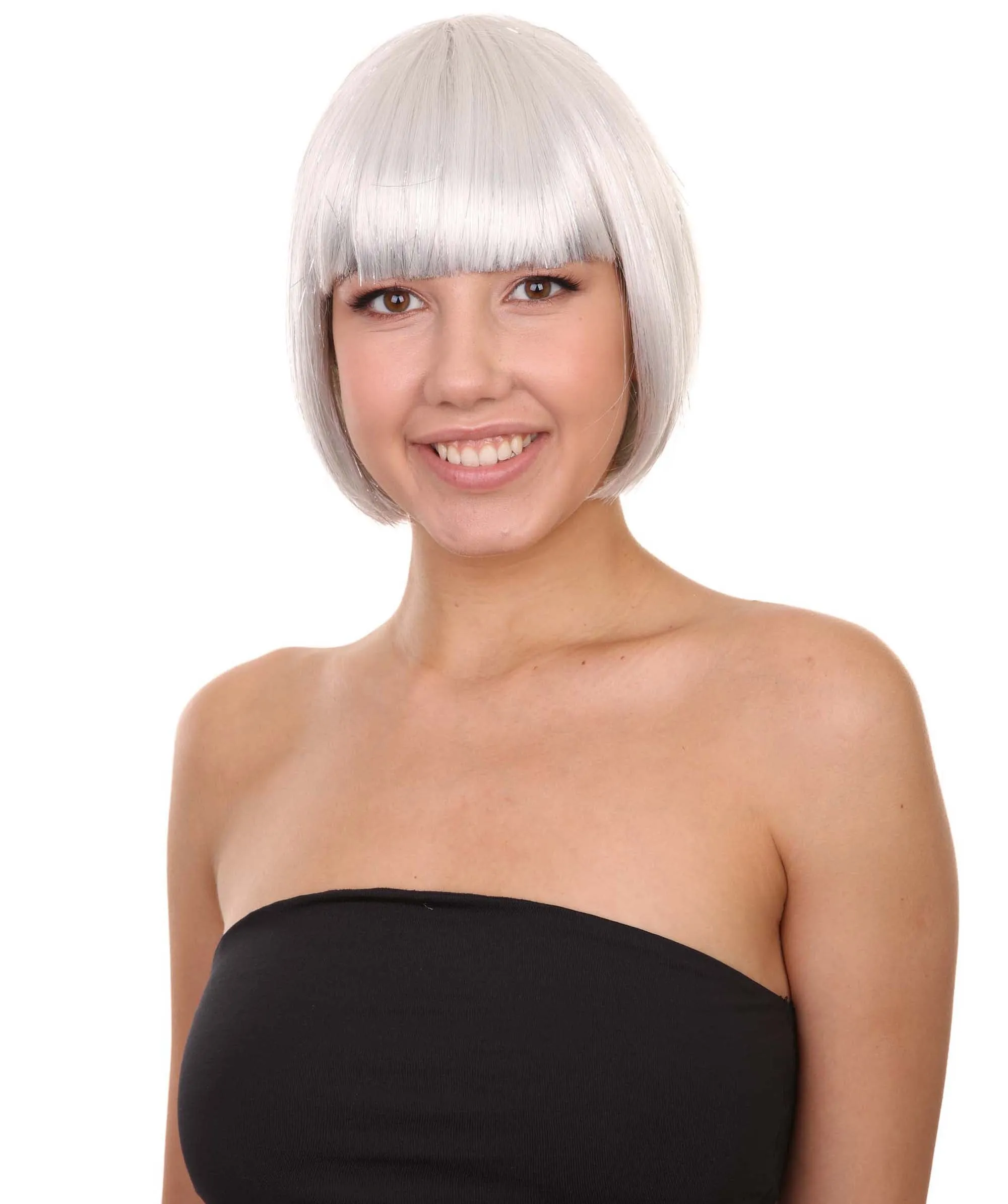 Women's Bob Wig | Short Fancy Cosplay Halloween Wig | Premium Breathable Capless Cap