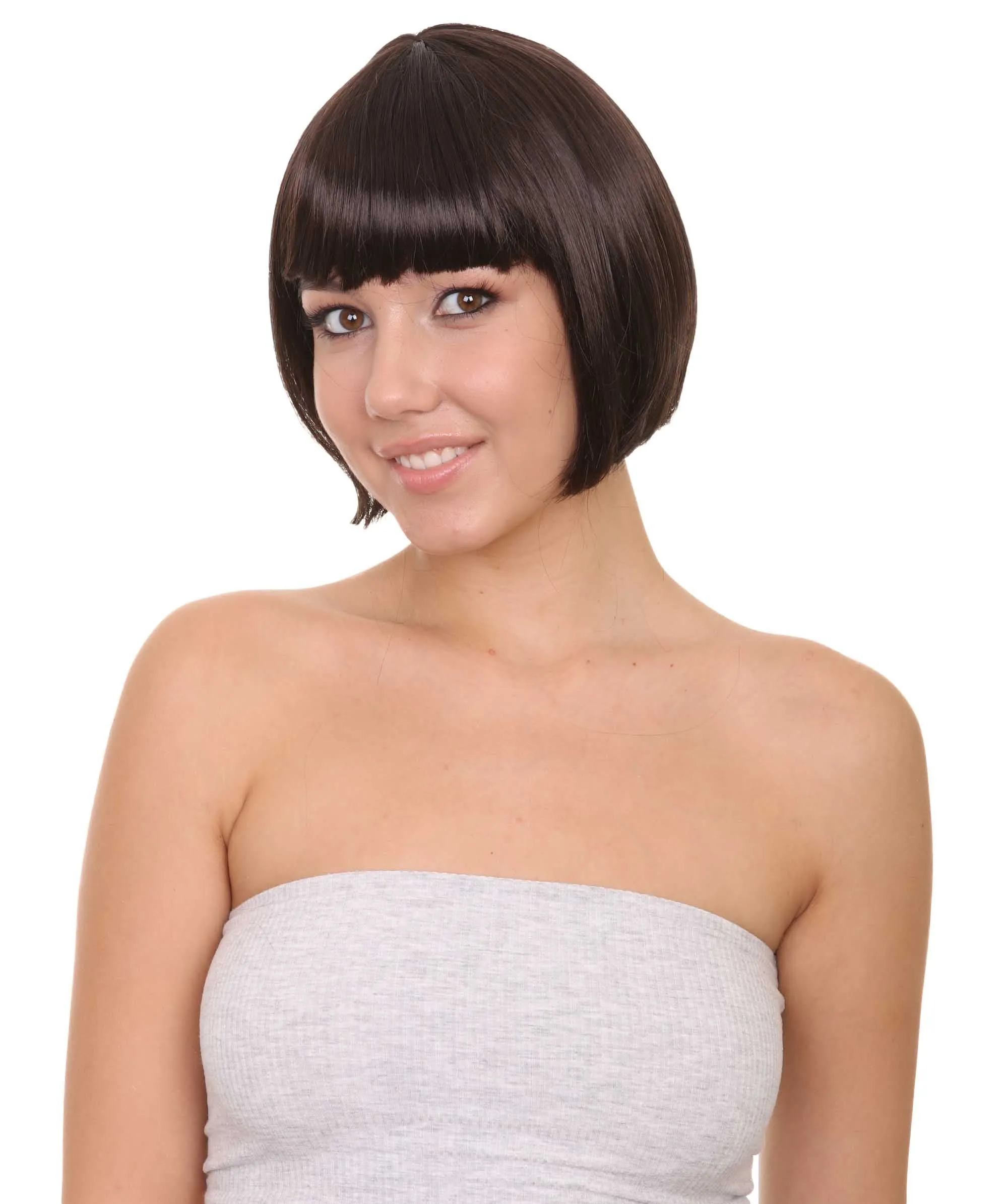 Women's Bob Wig | Short Fancy Cosplay Halloween Wig | Premium Breathable Capless Cap