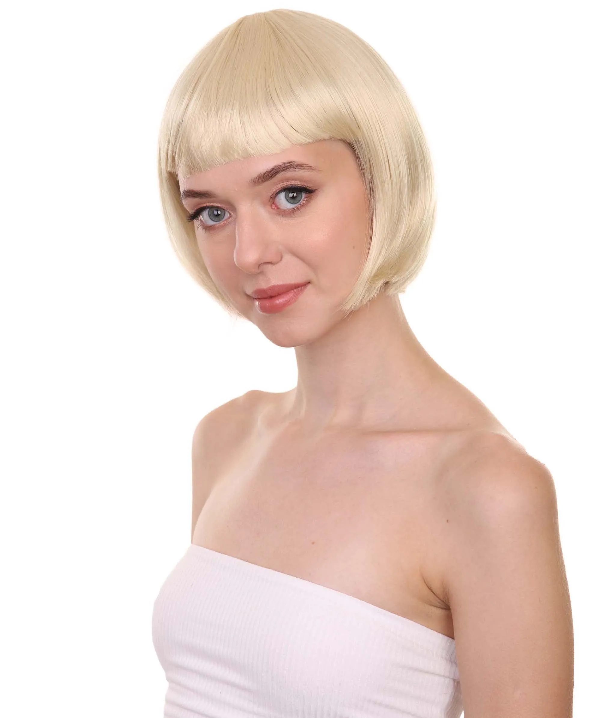 Women's Bob Wig | Short Fancy Cosplay Halloween Wig | Premium Breathable Capless Cap