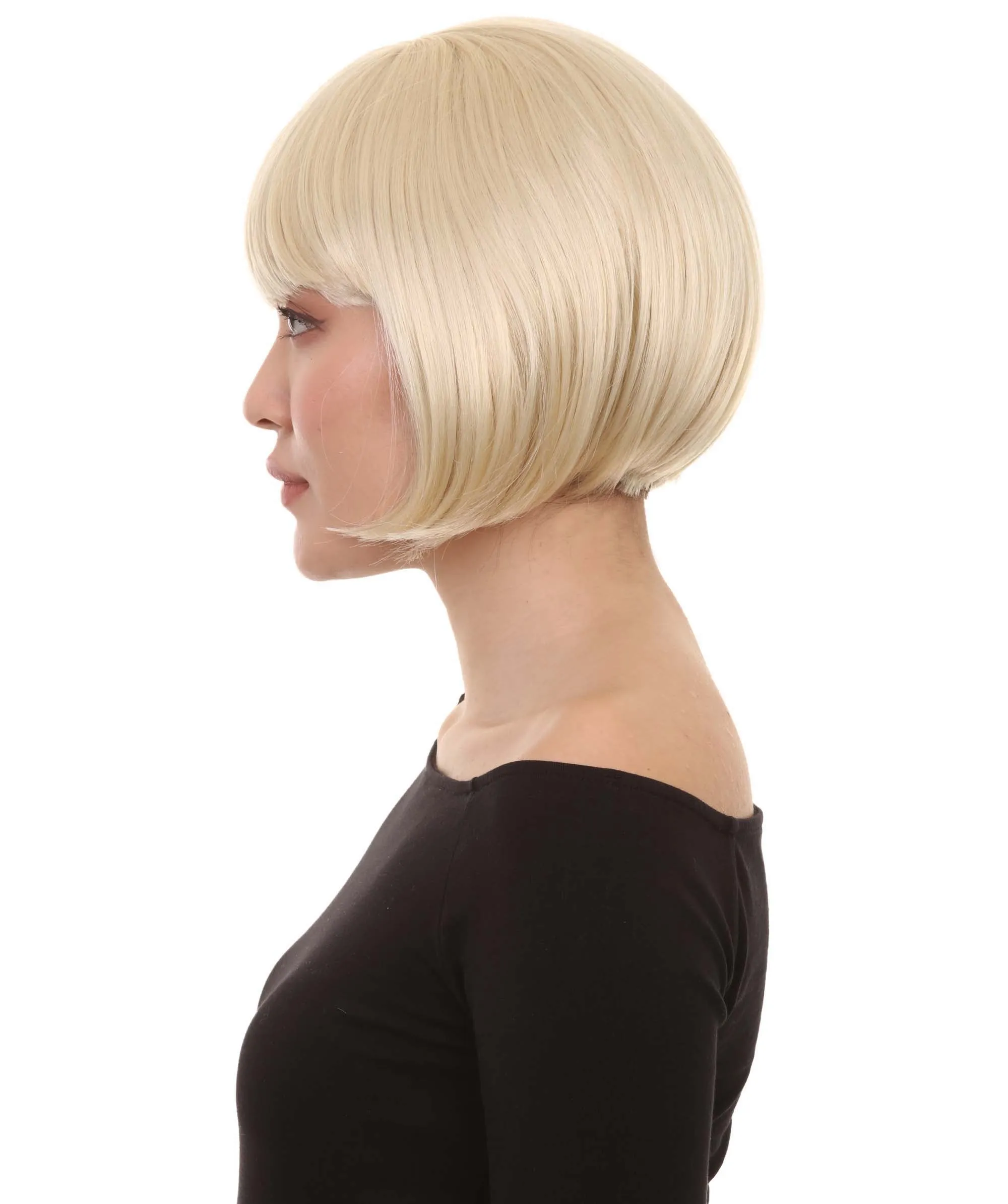 Women's Bob Wig | Short Fancy Cosplay Halloween Wig | Premium Breathable Capless Cap