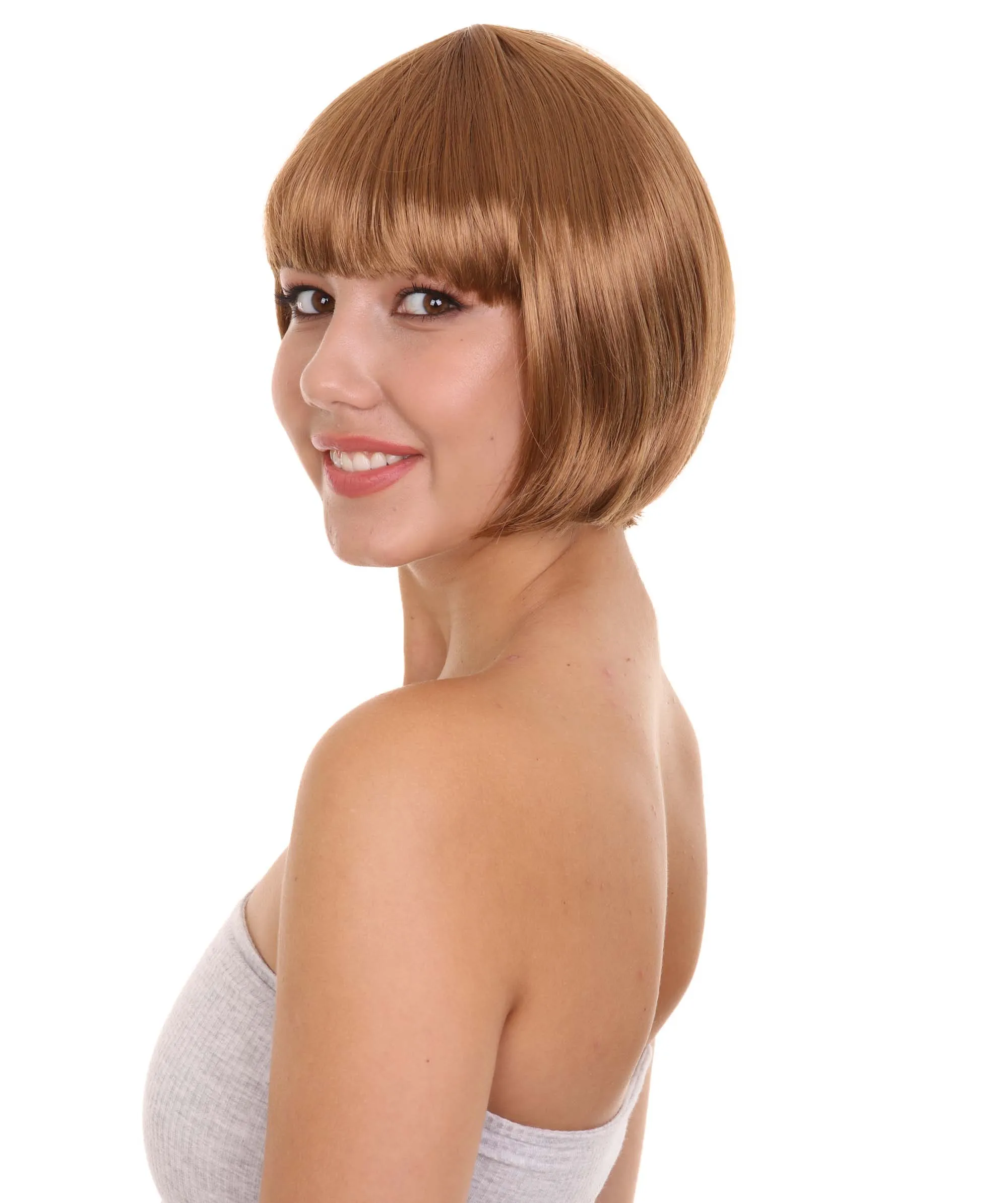 Women's Bob Wig | Short Fancy Cosplay Halloween Wig | Premium Breathable Capless Cap