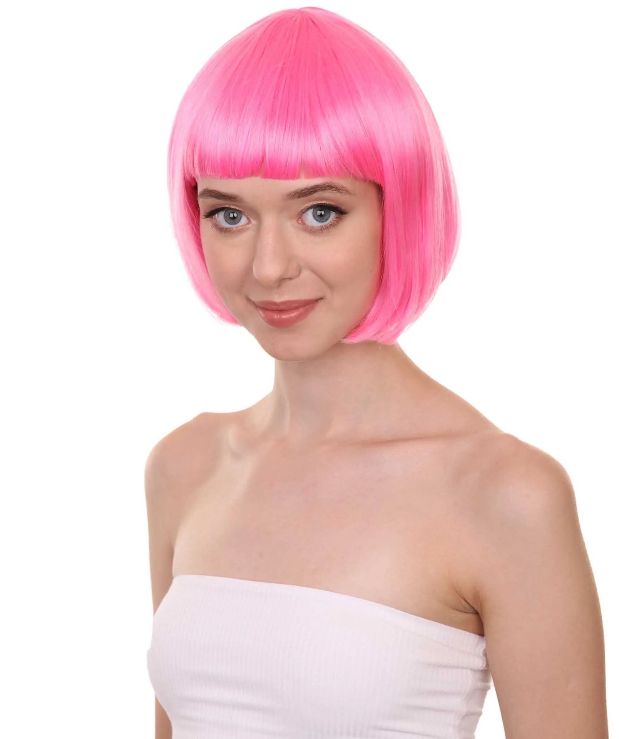 Women's Bob Wig | Short Fancy Cosplay Halloween Wig | Premium Breathable Capless Cap