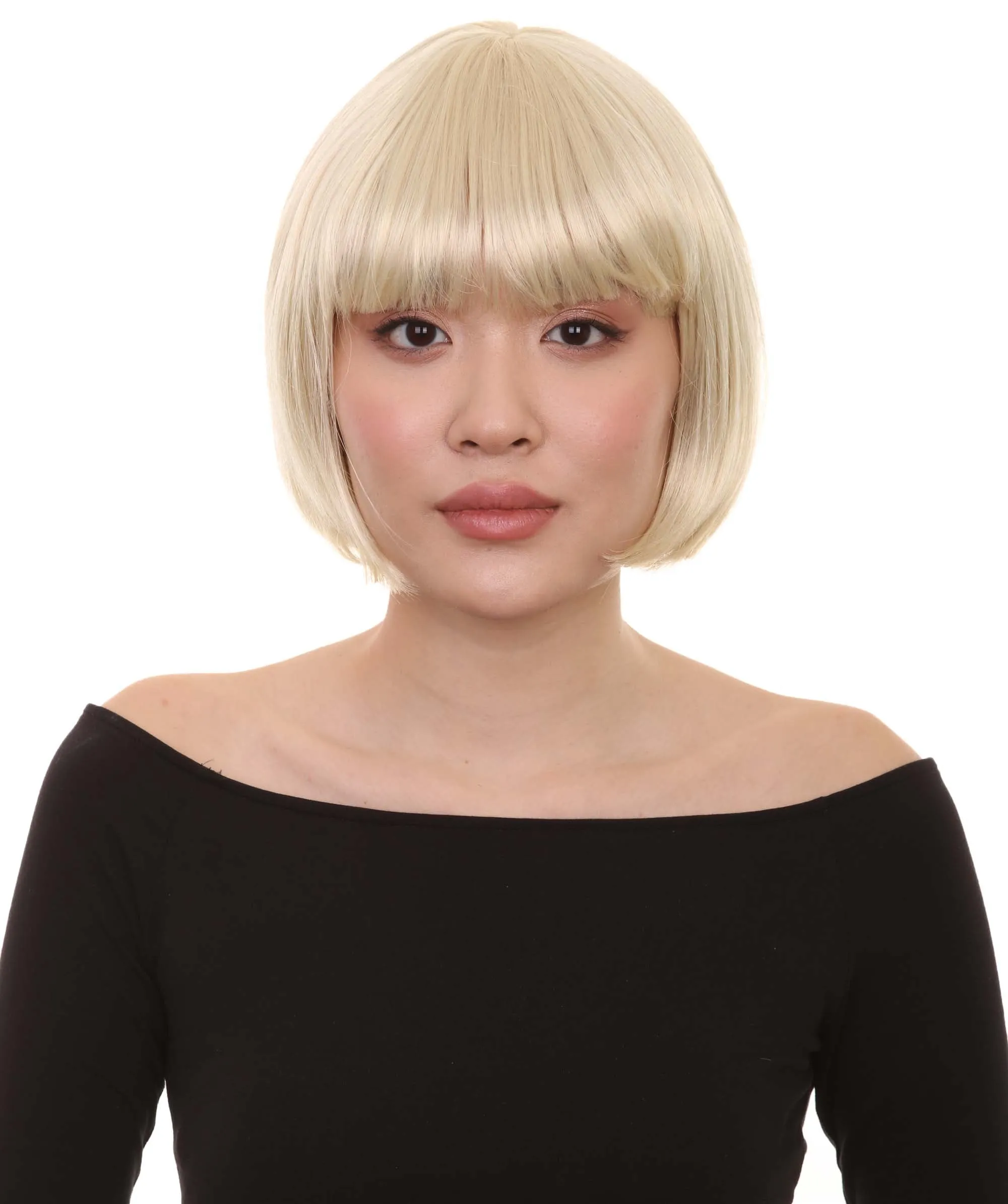Women's Bob Wig | Short Fancy Cosplay Halloween Wig | Premium Breathable Capless Cap