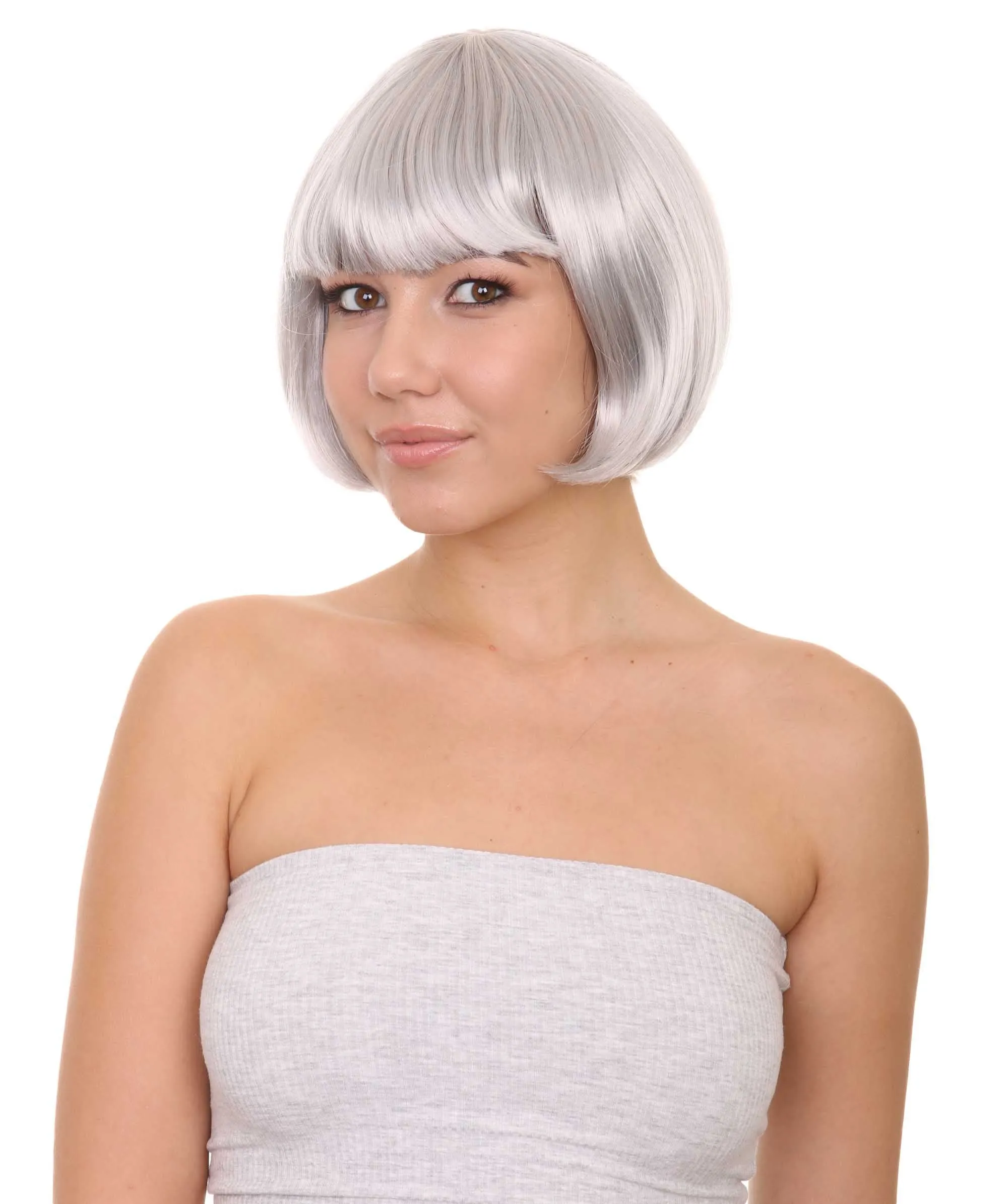 Women's Bob Wig | Short Fancy Cosplay Halloween Wig | Premium Breathable Capless Cap