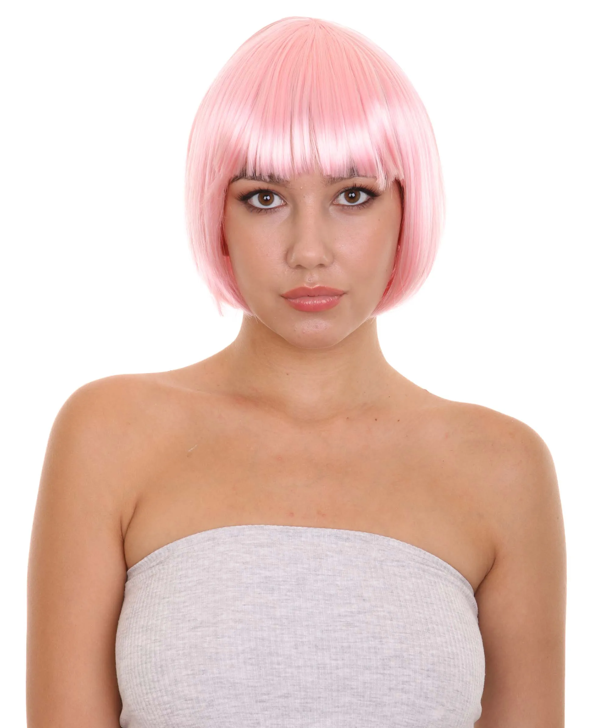 Women's Bob Wig | Short Fancy Cosplay Halloween Wig | Premium Breathable Capless Cap