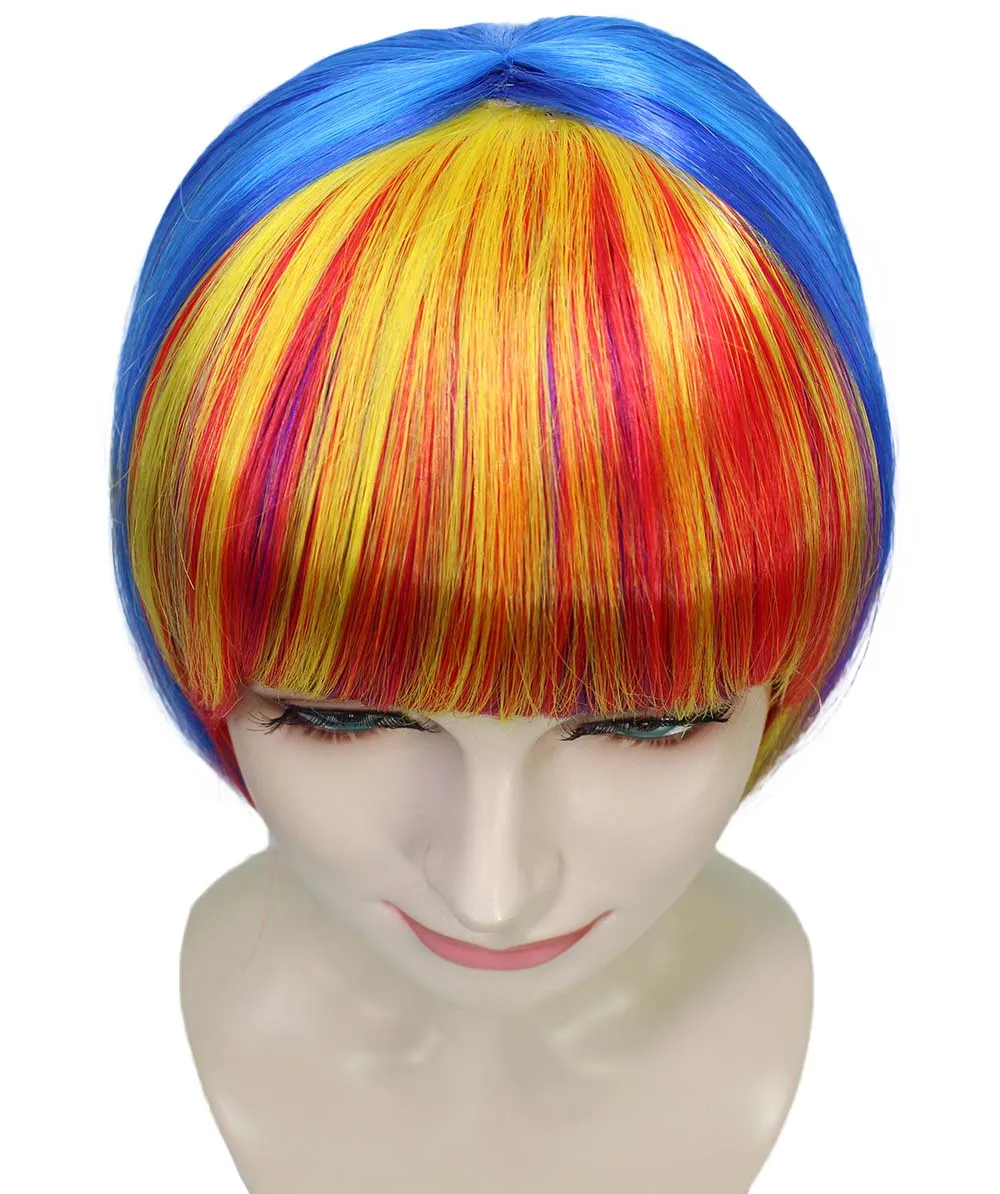 Women's Bob Wig | Short Fancy Cosplay Halloween Wig | Premium Breathable Capless Cap