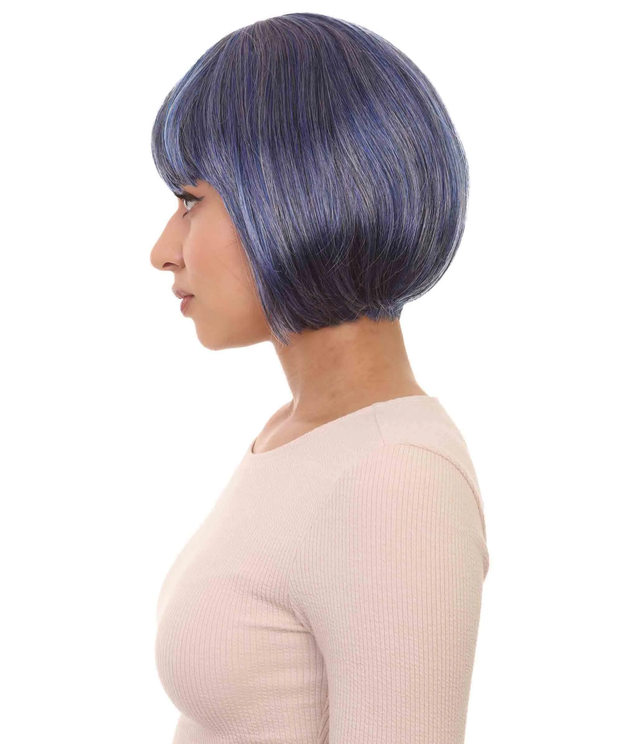 Women's Bob Wig | Short Fancy Cosplay Halloween Wig | Premium Breathable Capless Cap