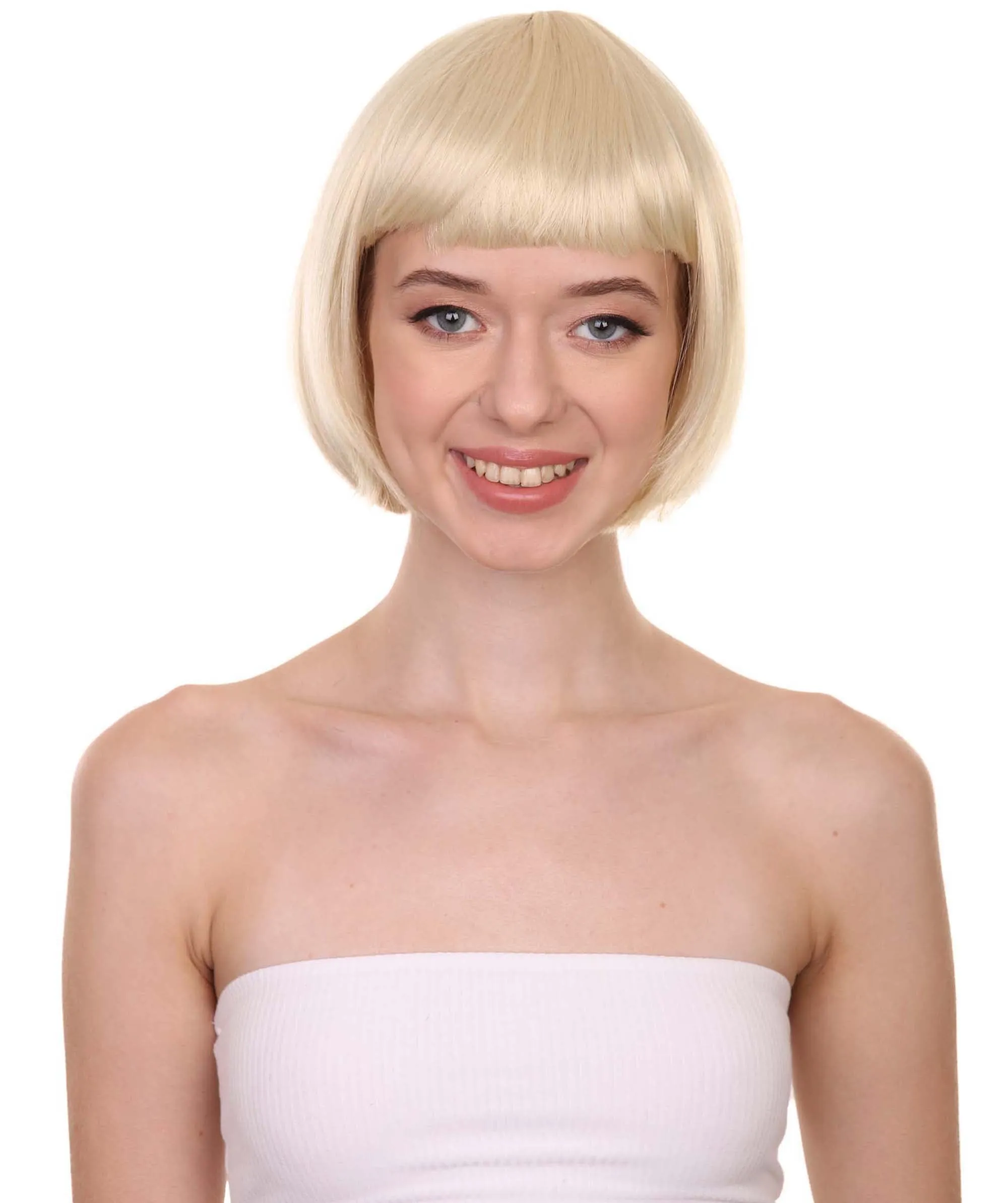 Women's Bob Wig | Short Fancy Cosplay Halloween Wig | Premium Breathable Capless Cap