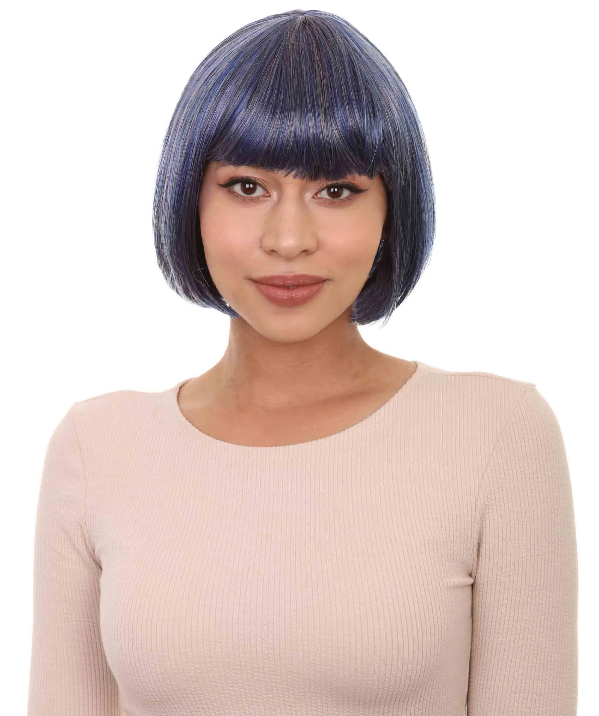 Women's Bob Wig | Short Fancy Cosplay Halloween Wig | Premium Breathable Capless Cap