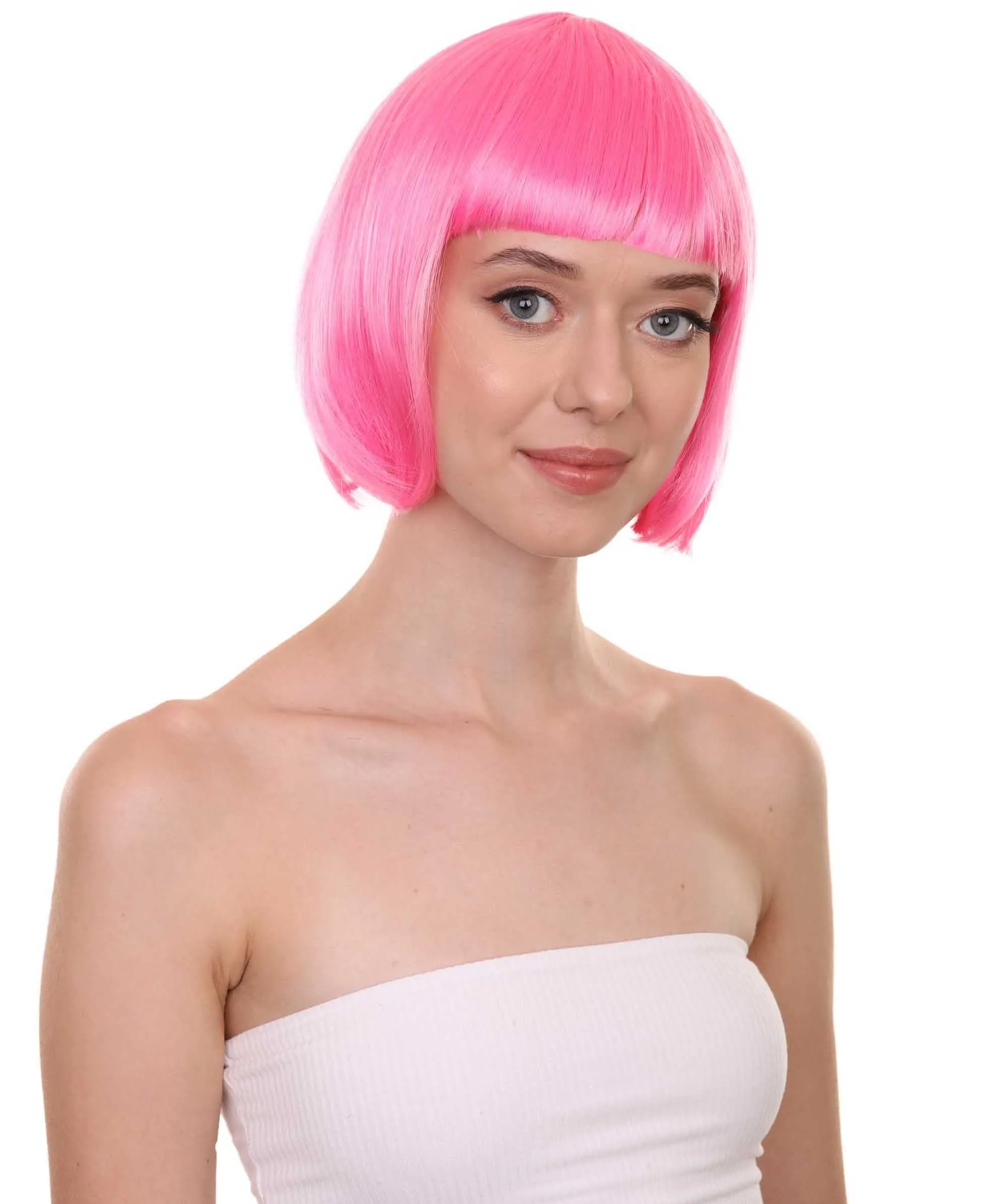 Women's Bob Wig | Short Fancy Cosplay Halloween Wig | Premium Breathable Capless Cap