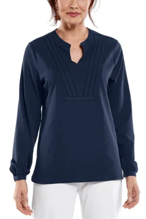 Women's Katerini Fashion Top  |  Navy