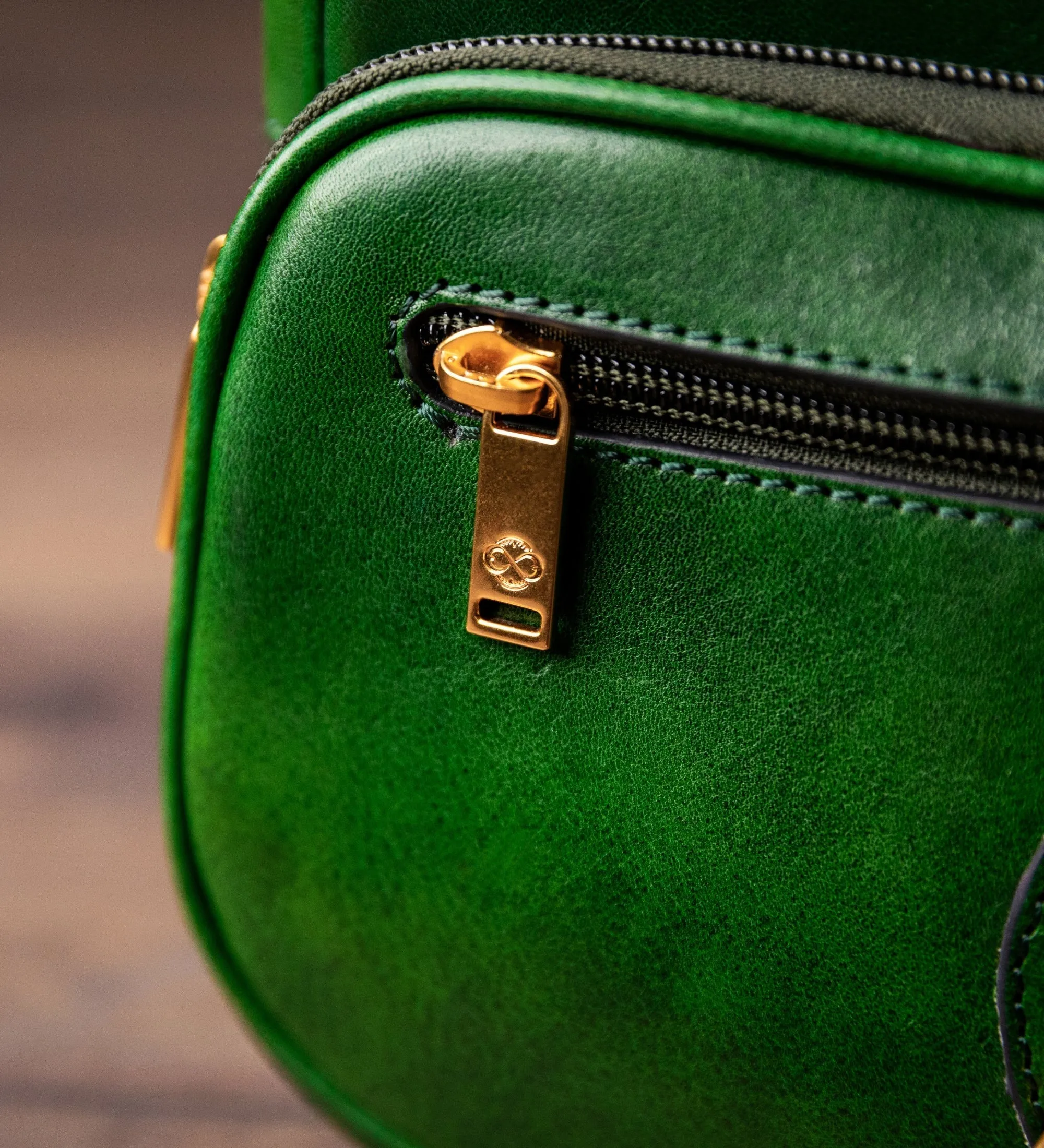 Womens Leather Saddle Bag - Women In Love