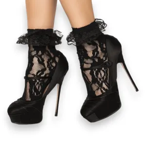 Women's Ruffle Lace Ankle Socks