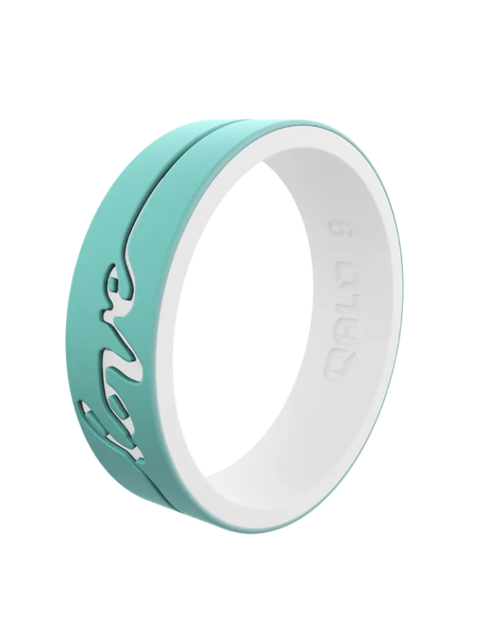 Women's Strata Love Silicone Ring
