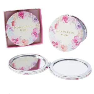 'Wonderful Mum' Compact Mirror