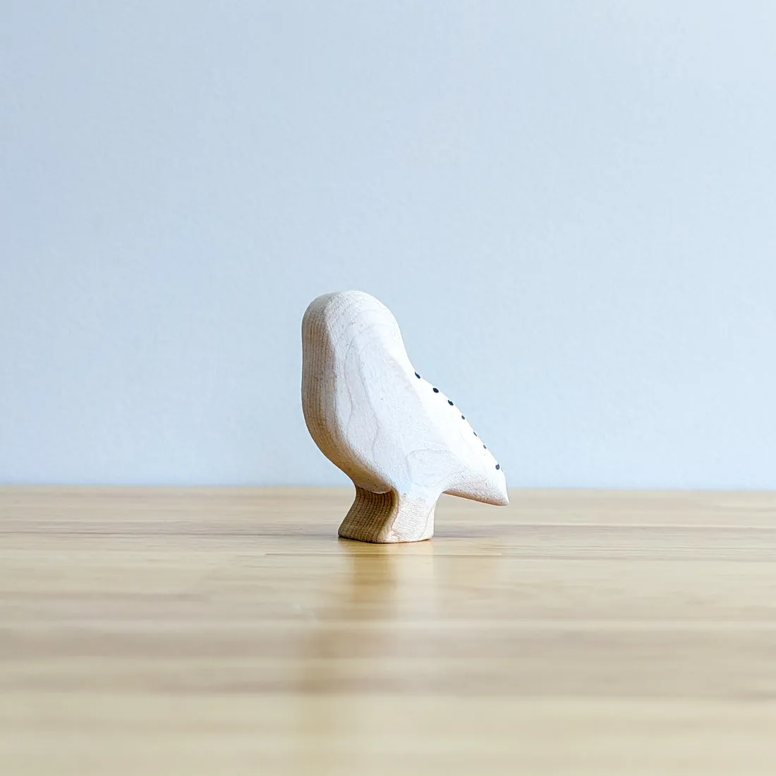 Wooden Snowy Owl