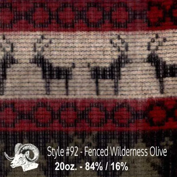 Wool Scarf - Print