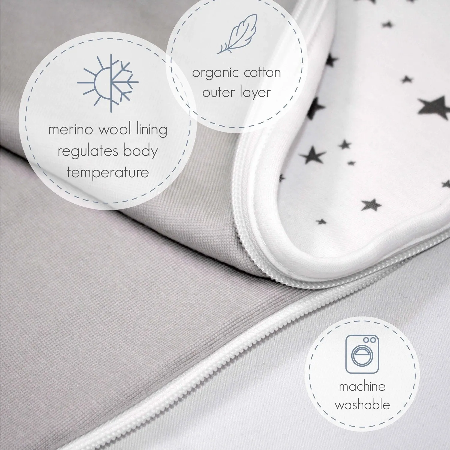 Woolino Merino Wool 4 Season Sleep Bag ULTIMATE - Succulent