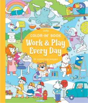 Work & Play Every Day Coloring Book