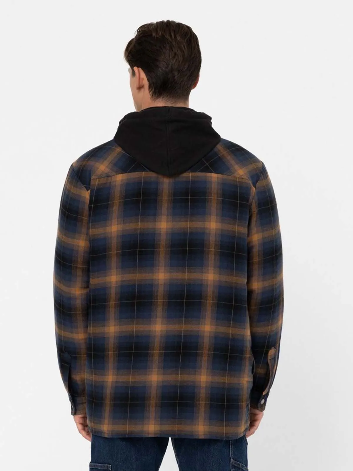 Work&#x20;Shirt&#x20;Flannel&#x20;with&#x20;Hood&#x20;Fleece&#x20;-&#x20;Dickies
