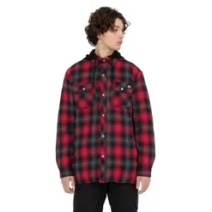 Work&#x20;Shirt&#x20;Flannel&#x20;with&#x20;Hood&#x20;Fleece&#x20;-&#x20;Dickies