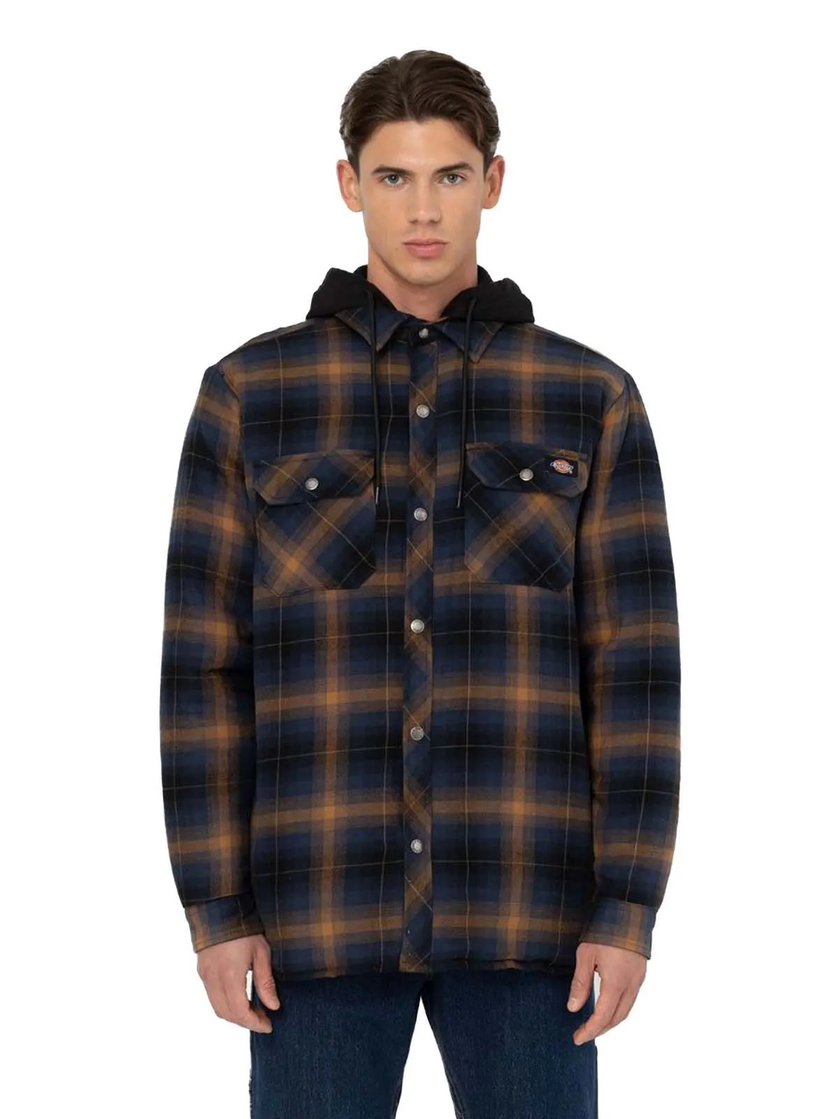 Work&#x20;Shirt&#x20;Flannel&#x20;with&#x20;Hood&#x20;Fleece&#x20;-&#x20;Dickies
