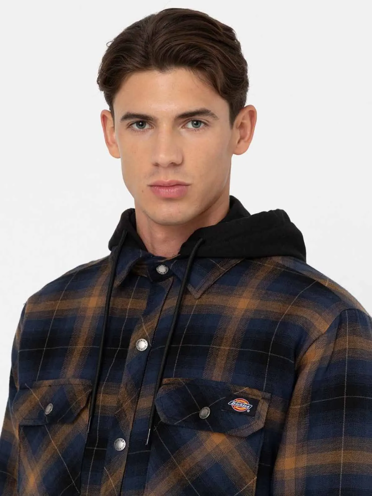 Work&#x20;Shirt&#x20;Flannel&#x20;with&#x20;Hood&#x20;Fleece&#x20;-&#x20;Dickies