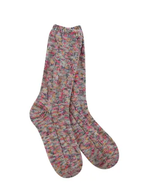 World’s Softest Socks Weekend Gallery Textured Crew - Celestial