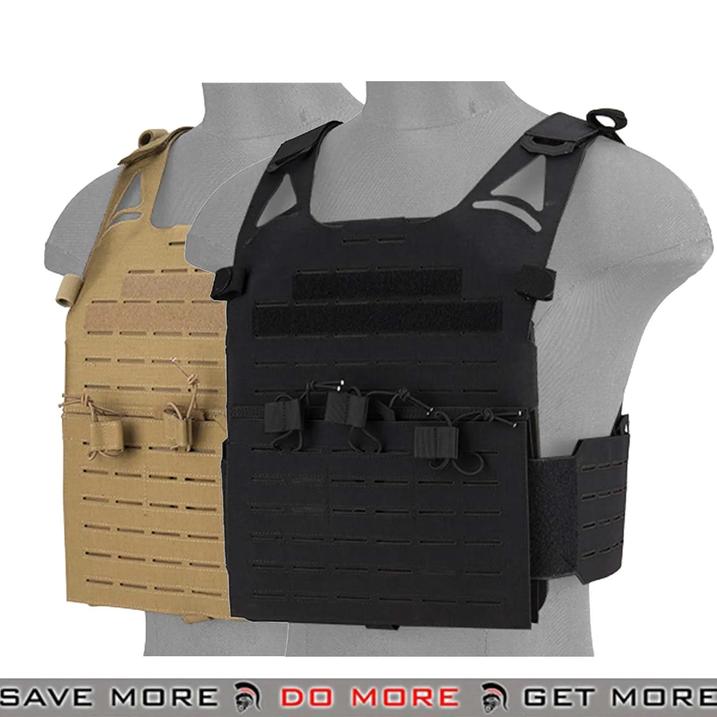 WoSport Laser Cut Full Hypalon Airsoft Vest Tactical MOLLE Plate Carrier