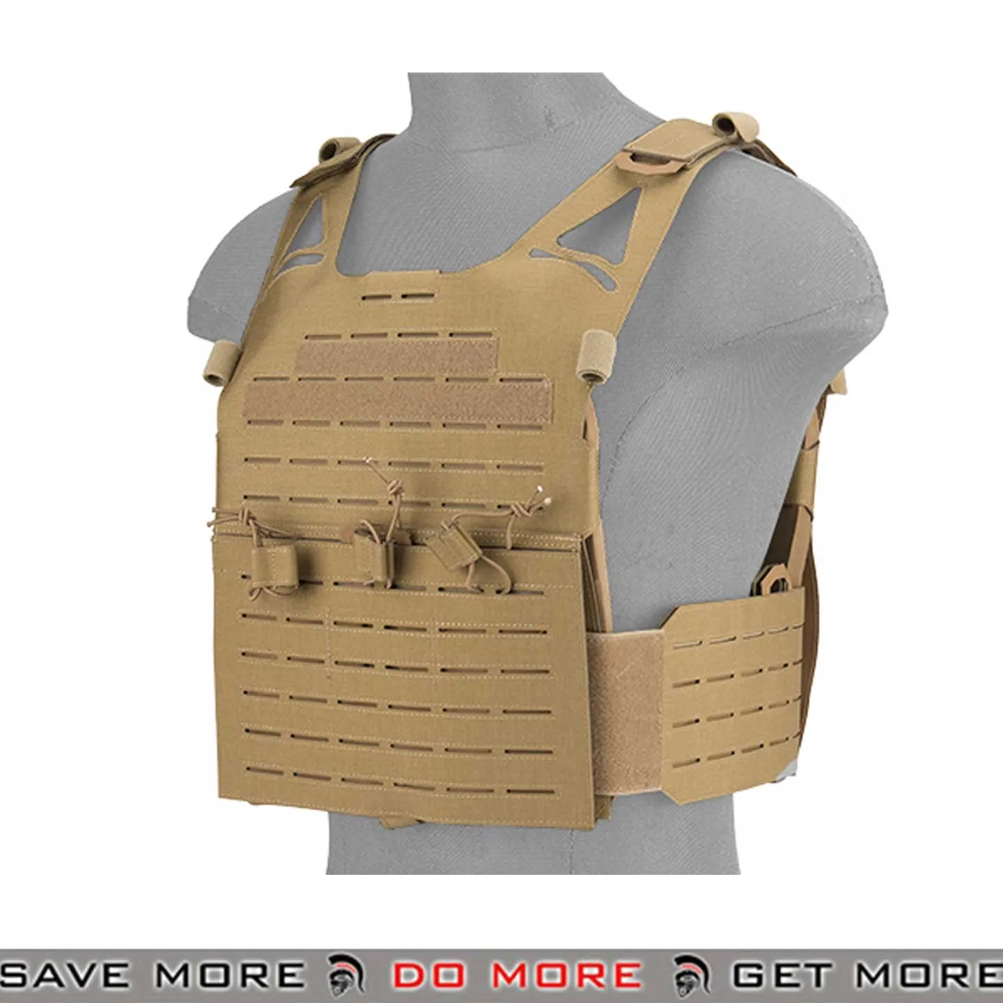 WoSport Laser Cut Full Hypalon Airsoft Vest Tactical MOLLE Plate Carrier