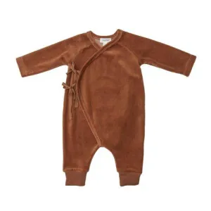 Wrap Coverall | Mocha Bisque | Angel Dear