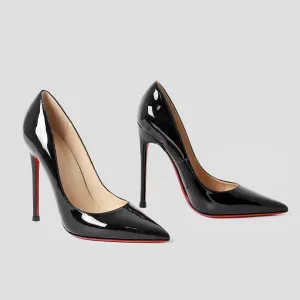 xiangtuibao  Luxury Brand Genuine Leather Red Shiny Bottom Women's High Heel Shoes Sexy Classic Pumps Black 8cm 10cm 12cm Wedding Shoes Plus