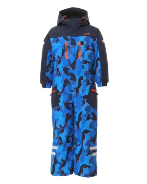 XTM Kizzu One-Piece Kids Suit | Blue Camo