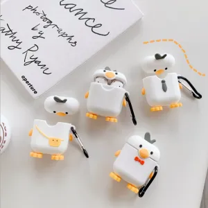 Yellow Duck AirPods Earphone Case White