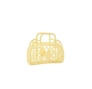 Yellow Mini Retro Basket