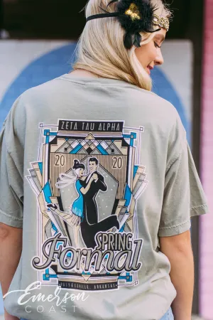 Zeta Tau Alpha Great Gatsby Spring Formal Tee