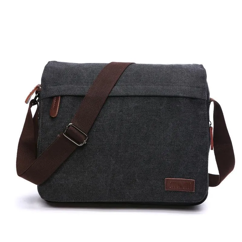 Zuolunduo Vintage style Canvas Messenger & Shoulder Bag
